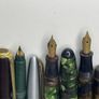 Lot of 12 Vintage Fountain Pens - 8 with 14k Gold Nibs - Parker, Summit, Conway Stewart, Diplomat, More Image 7