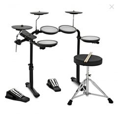 VISIONDRUM Electronic Drum Kit with Stool and Headphones