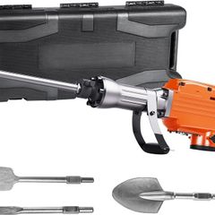 2200W Electric Demolition Jack Hammer Concrete Breaker with 4 Chisels