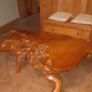 root chair & coffee table Image 3