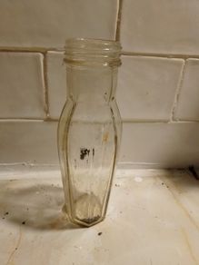 Vintage 1950s Heinz glass bottle