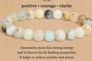 Bracelet - Semi Precious Stones - Amazonite - Healing Properties