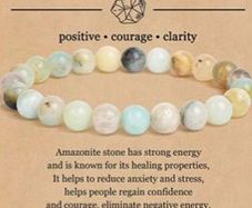 Bracelet - Semi Precious Stones - Amazonite - Healing Properties