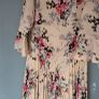 SHEIN floral pleated midi Sz L ( Fit 14-16UK) Image 2