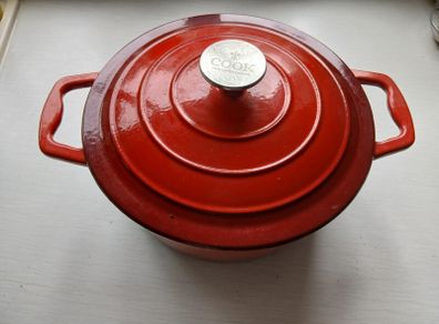 Cast Iron Cassarole NEW Nevin Maguire NEVER USED