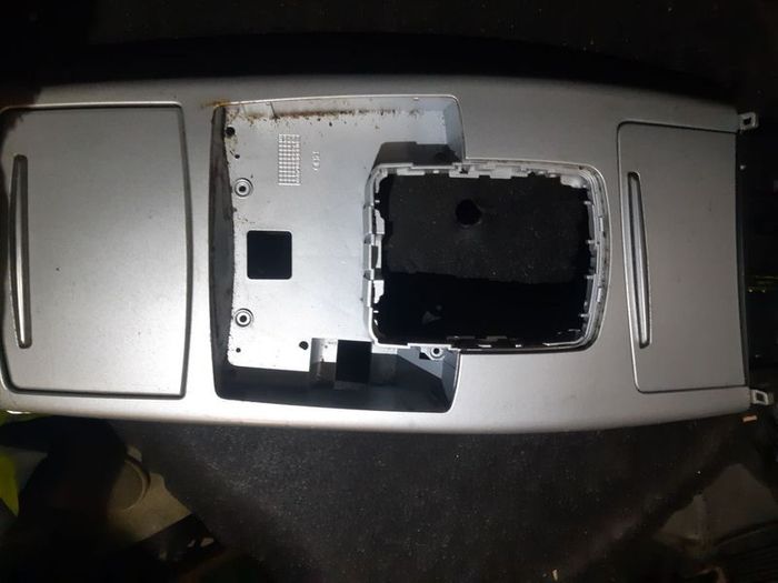 Audi A6 C6 Centre Console Trim In Silver 4f2864261