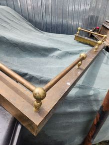c 127 x 41 cm . very heavy solid fender.