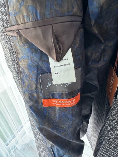BNWT Tallia Wool Blazer Jacket  Size 54R RRP 350USD