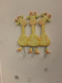 wooden nursery or kids room hooks