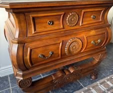 Hall sideboard chest of drawers - solid wood