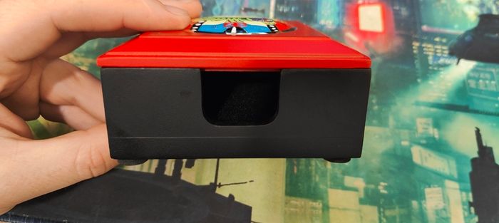 Chinese design red wooden jewelry box