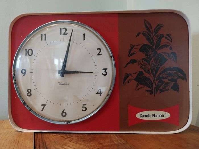 Old Advertising Clock