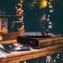 Record Player, Vintage Turntable Bluetooth Vinyl Player LP Record Player with 3 speed 33/45/78 RPM and Built-in 2 Stereo Speakers, AM/FM Function, Aux-in & RCA Output (FREE POSTAGE) Image 3
