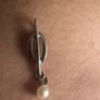 white gold pendent with pearl Image 4