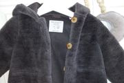 Zara baby fur coat 9-12 months
