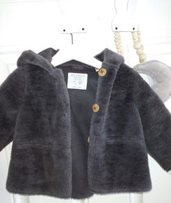 Zara baby fur coat 9-12 months