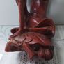 Carved Wood Figurine + Others Image 4
