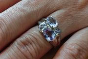Sterling Silver Ring - Size N - Stamped for Silver (S50)