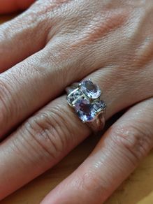 Sterling Silver Ring - Size N - Stamped for Silver (S50)