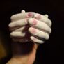 Vintage Couped Hands Ceramic Figurine Image 3