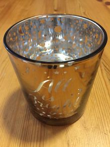 Gold All Is Bright Votive NEW
