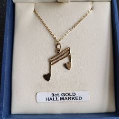 9 carat gold necklace