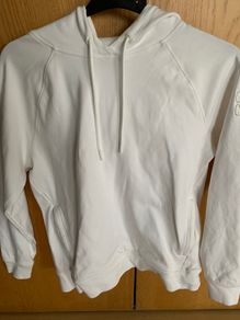 Gym Plus Coffee White Hoodie