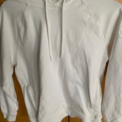 Gym Plus Coffee White Hoodie