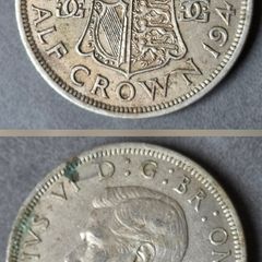 Great Britain 1/2 Crown1949 George VI KM# 879