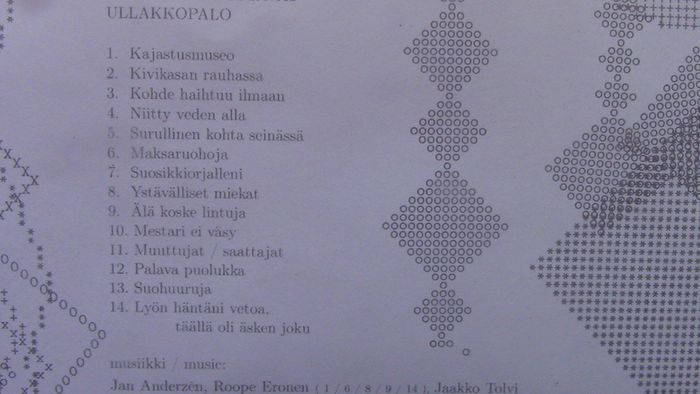 Kemialliset Ystavat - Ullakkopalo CD