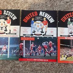 Manchester United Match Programmes
