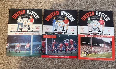 Manchester United Match Programmes