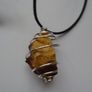 Raw Mookaite pendant, Gemstone jewellery, Pendant. Unisex jewellery. Gift Image 7