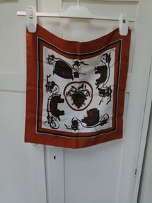 Hermes Silk Scarf Small 17"x17"
