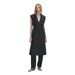 leather trench
