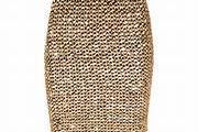 Brand new Reserved golden sequin midi pencil skirt size M UK 10 EU38 Postage included
