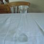 Clear Glass Carafe for Sale Image 2