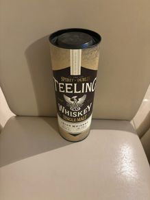 Empty Teelings Irish whiskey tube (no bottle)