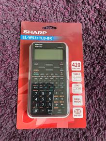 Sharp Scientific Calculator (EL-W531TLB-BK) designed for school and exam use.