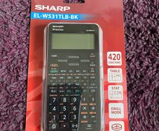 Sharp Scientific Calculator (EL-W531TLB-BK) designed for school and exam use.