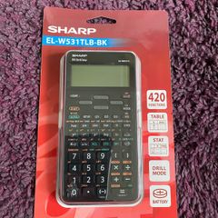 Sharp Scientific Calculator (EL-W531TLB-BK) designed for school and exam use.