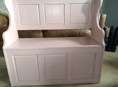 Bench & Storage Unit Pink