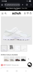 Nike V5 Runners White Size 11 Brand New