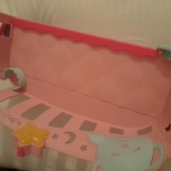 Dolls bedside cot