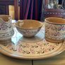 Nicholas Mosse REDUCED.  new lavender 4 piece set . Round platter , large mug , creamer and sugar bowl Image 2