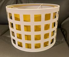 Yellow/White Ceiling Light Shade