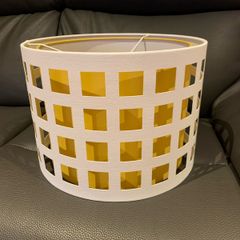 Yellow/White Ceiling Light Shade