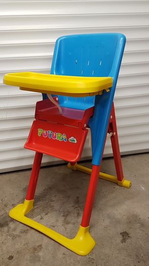 folable high chair with height adjustment
