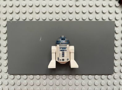 lego star wars sw0527 Astromech Droid, R2-D2 minifigure- Flat Silver Head, Red Dots and Small Receptor