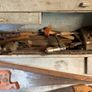 Large vintage tool box and tools Image 4